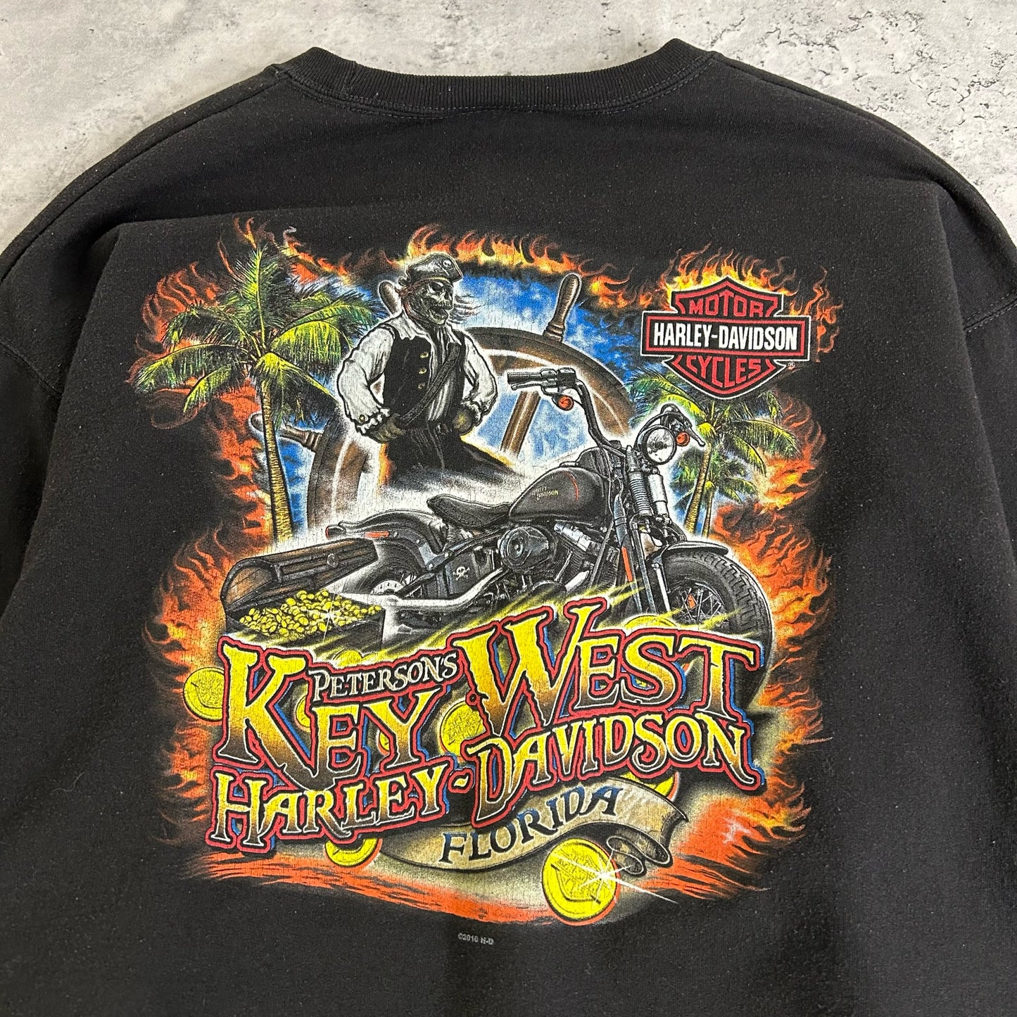 2010 Harley Davidson Florida Sweatshirt size L