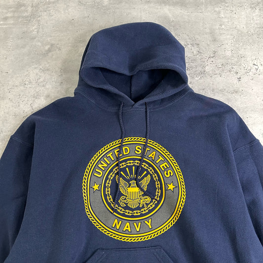 Y2K United States Navy Hoodie size L