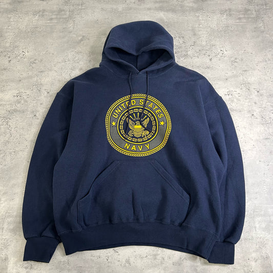 Y2K United States Navy Hoodie size L