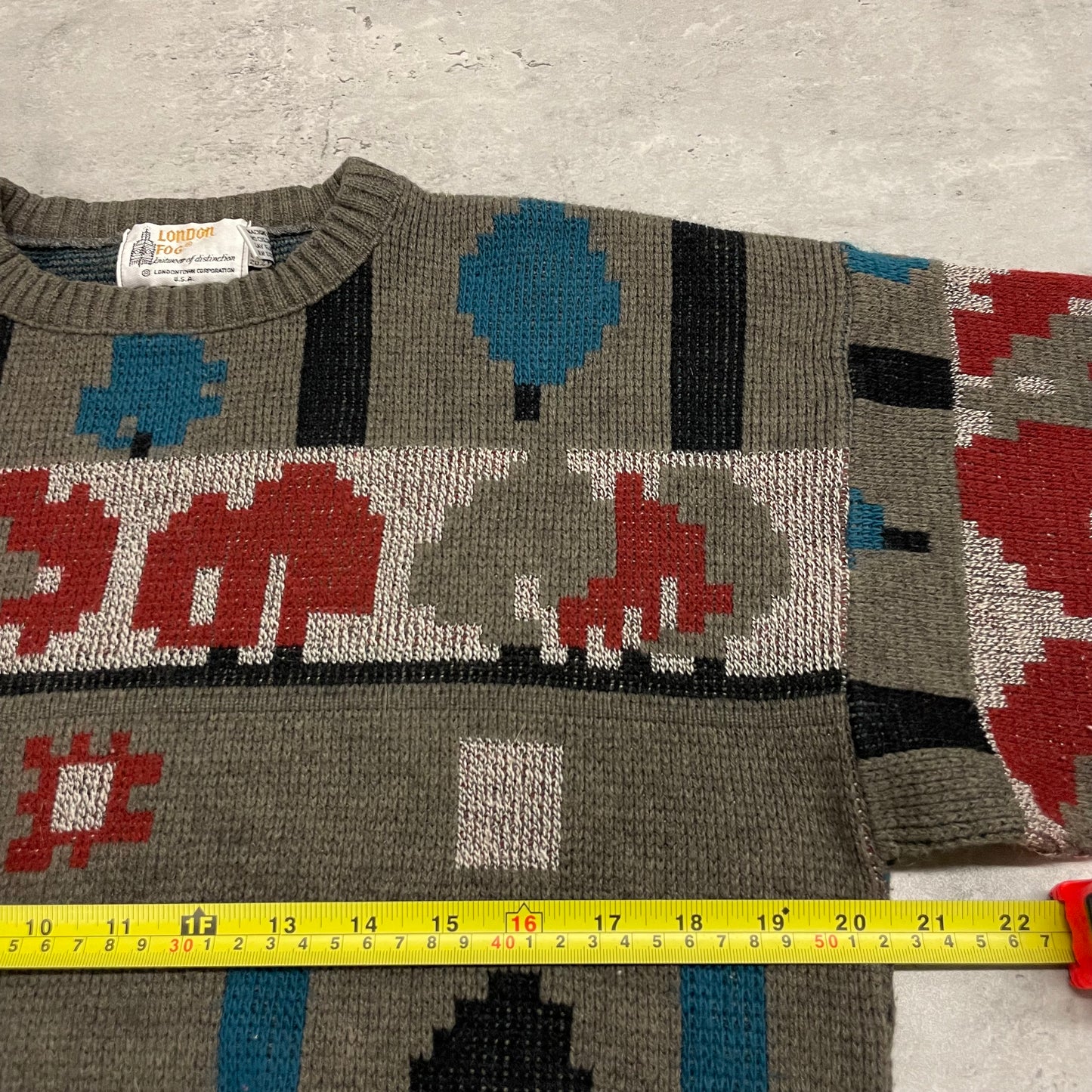 90s London Fog Knit Sweater Size M