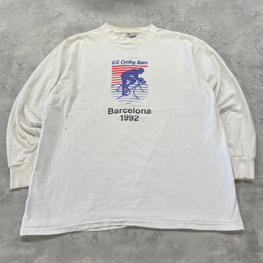 ‘92 Barcelona Cycling Long Sleeve Size XL