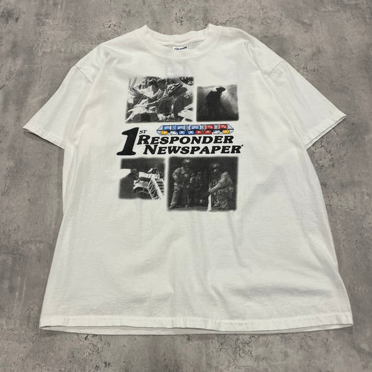 00s First Responder Newspaper T-shirt