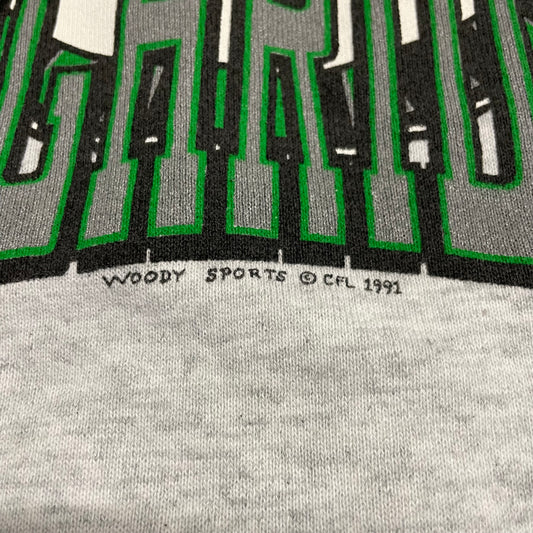 ‘91 Saskatchewan Rough Riders Hoodie Size XL