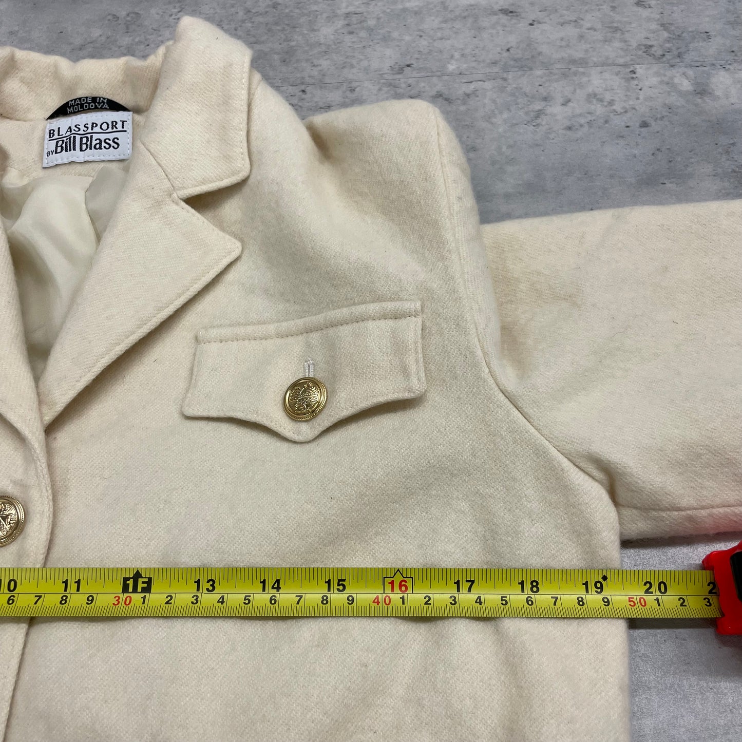 90s Blassport Cropped Blazer Size 8