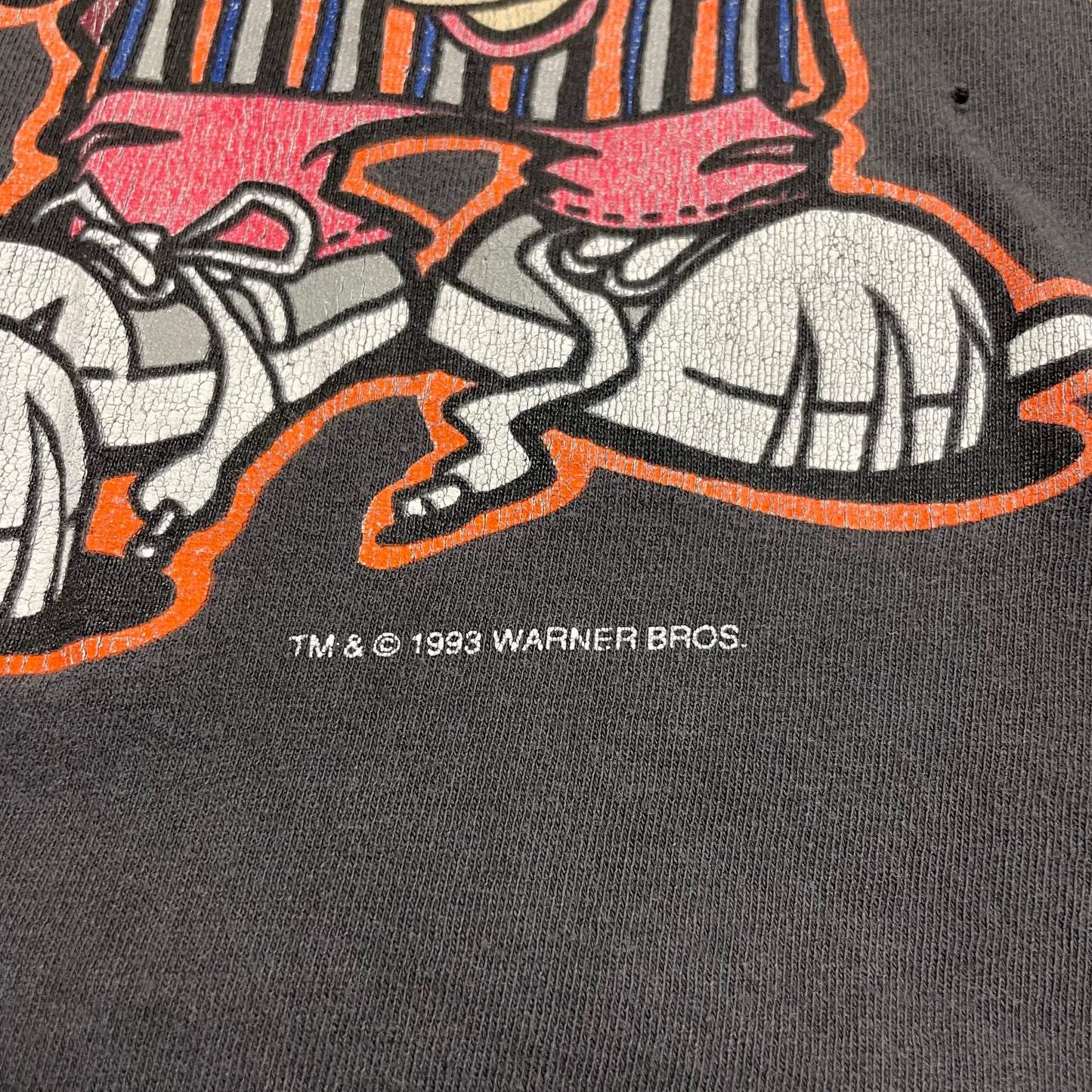 ‘93 Looney Tunes Yankees T-Shirt Size L