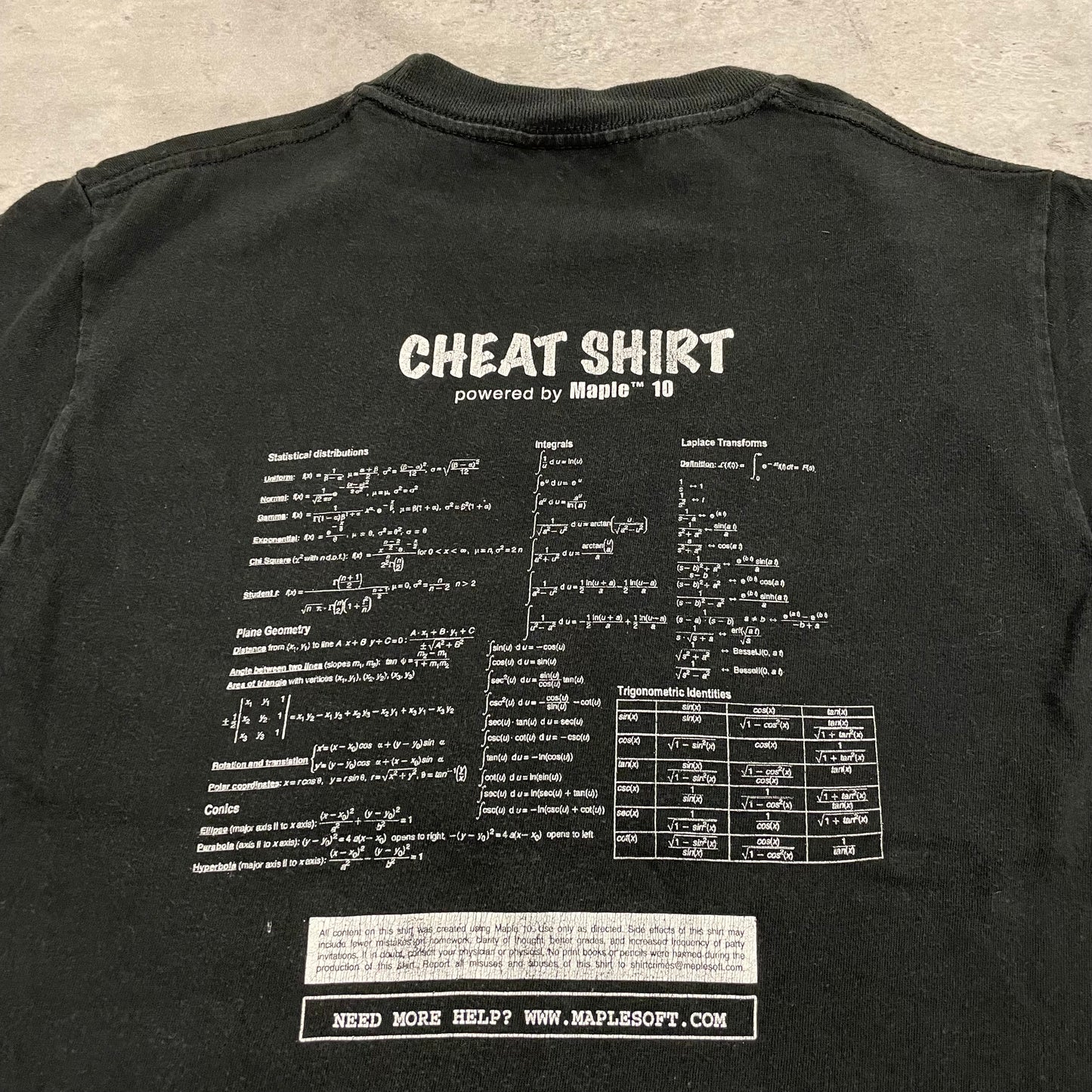 00s Cheat Shirt T-Shirt Size S