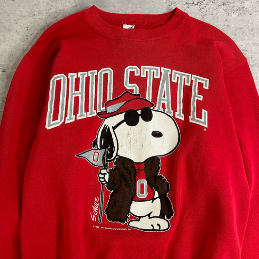 80's Ohio State Buckeyes Snoopy Sweatshirt size S