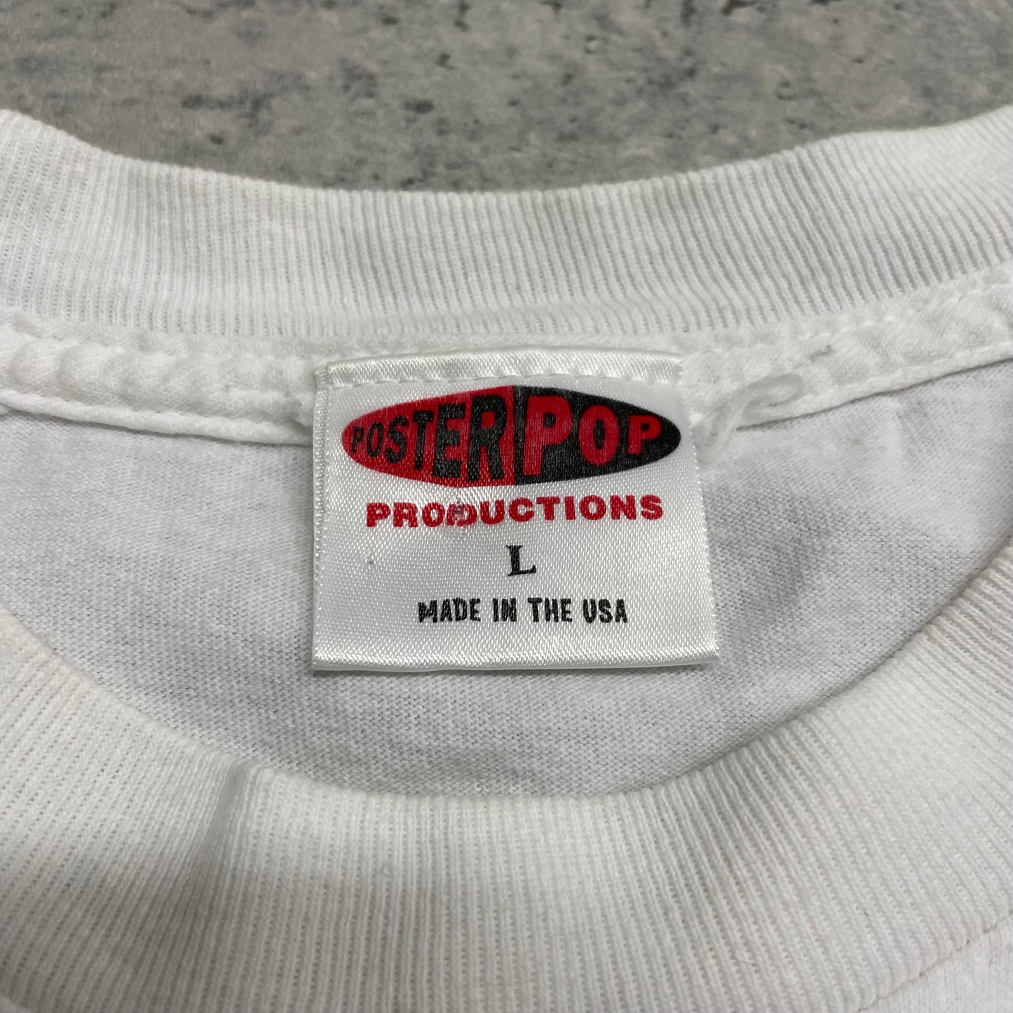 ‘99 Poster Pop Productions T-Shirt Size L