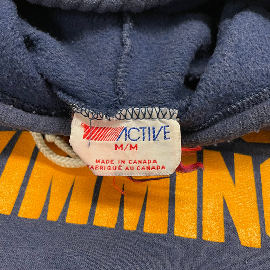 80s Queens University Swimming Hoodie