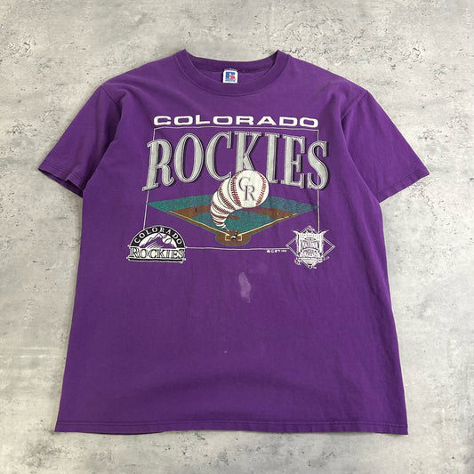 1992 Colorado Rockies MLB T-Shirt size M/L