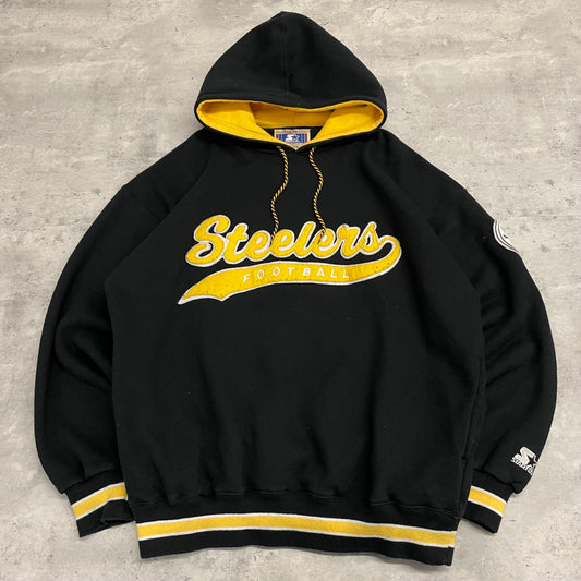 90s Pittsburgh Steelers Hoodie Size XL