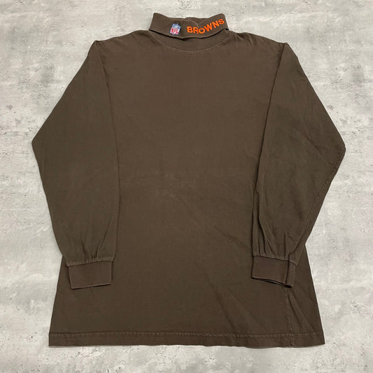 90s Cleveland Browns Mock Neck Size M