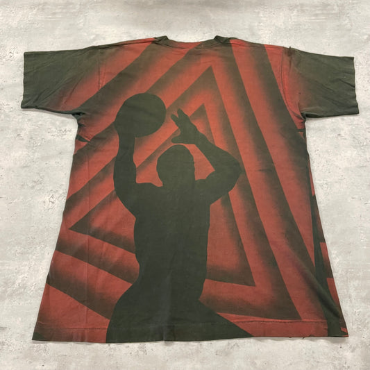 90s Chicago Basketball AOP T-Shirt Size Large