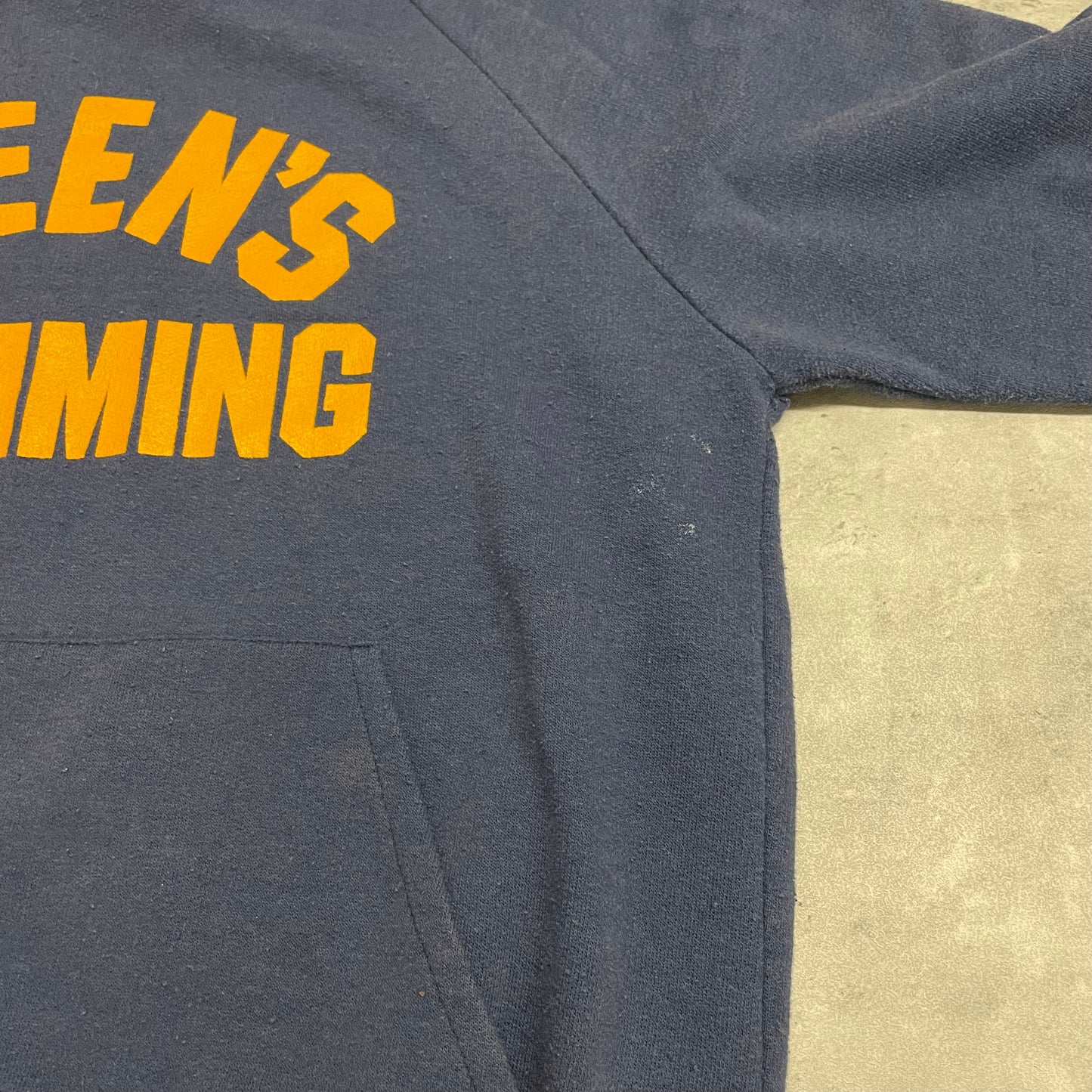 80s Queens University Swimming Hoodie