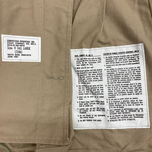 ‘91 MK II Combat Coat Size LT