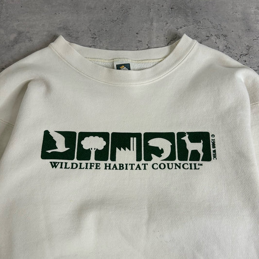 1988 Wildlife Habitat Council Sweatshirt size L