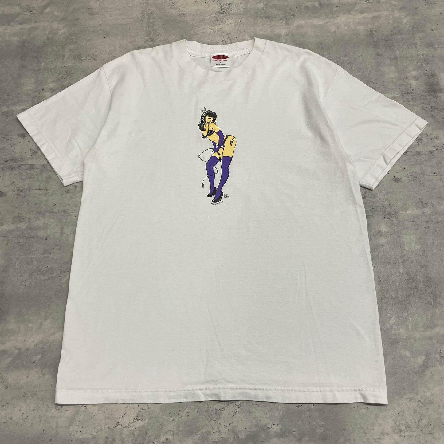 ‘99 Poster Pop Productions T-Shirt Size L