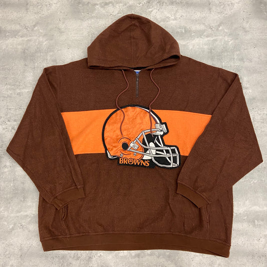 80's Cleveland Browns NFL Fleece Hoodie sixe XXL
