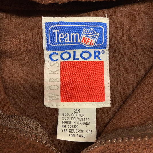 80's Cleveland Browns NFL Fleece Hoodie sixe XXL