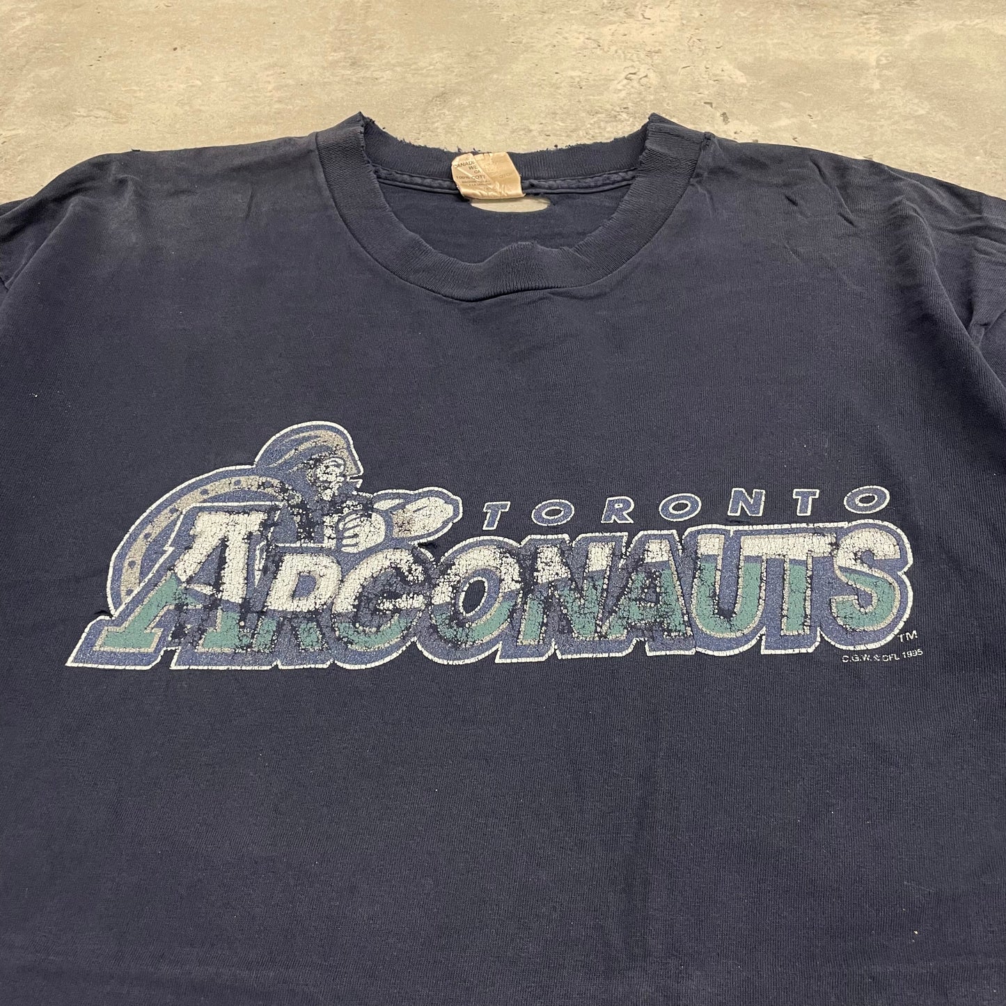 '95 Toronto Argonauts T-Shirt Fits XL