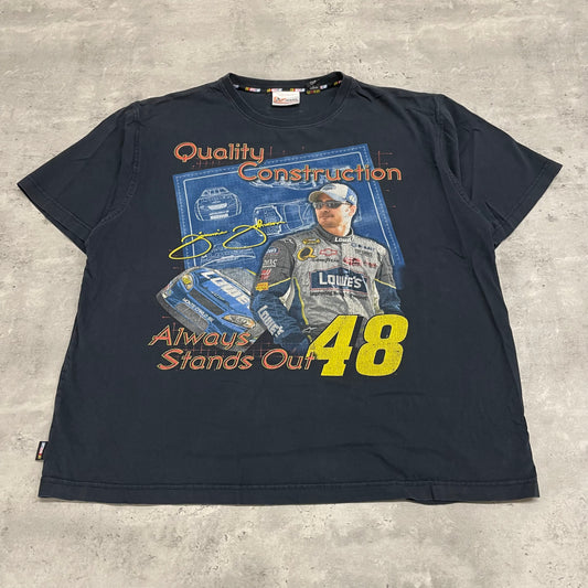 06 Jimmie Johnson #48 Lowe's NASCAR Racing T-Shirt Size XL