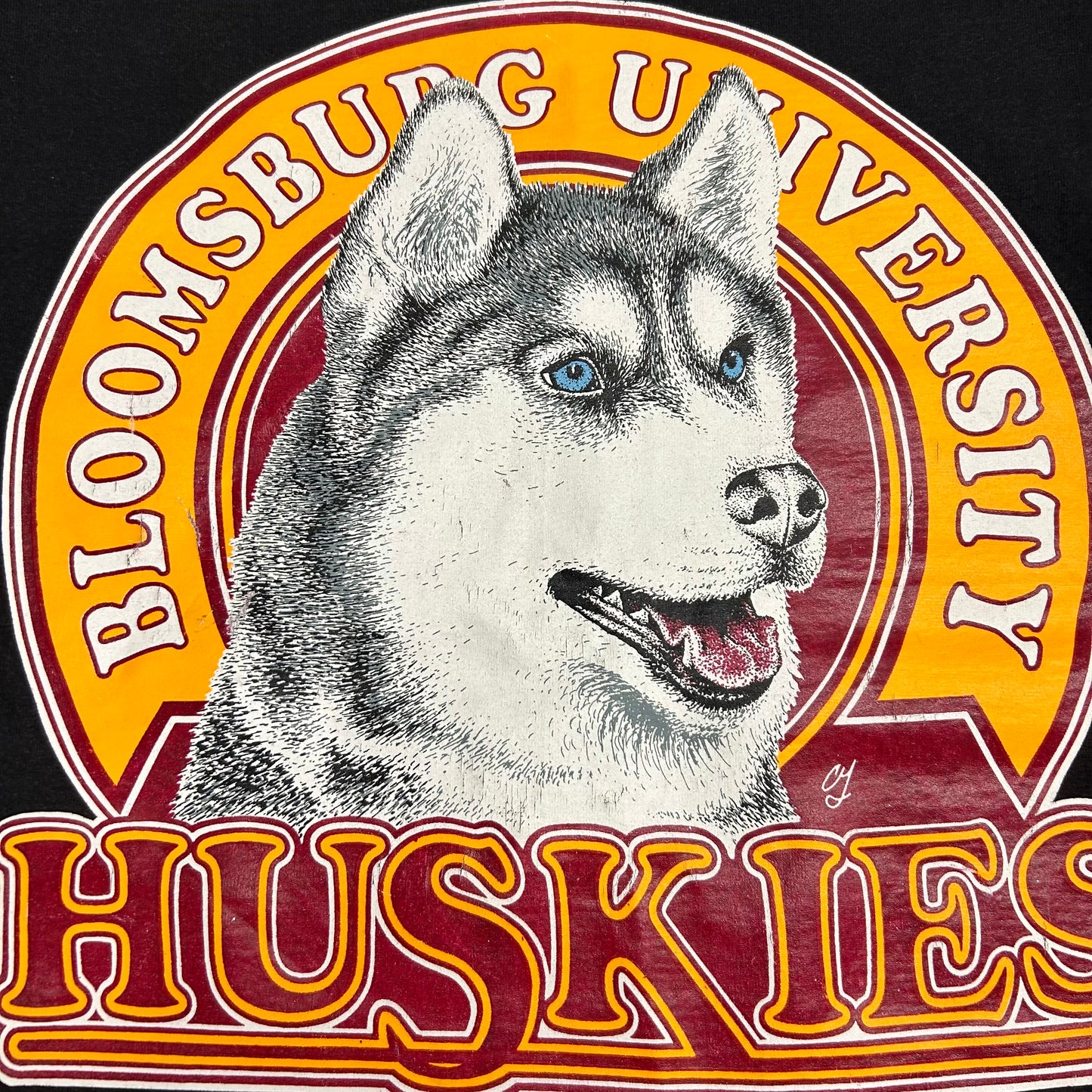 90's Bloomsburg Uni Huskies T-Shirt size XL
