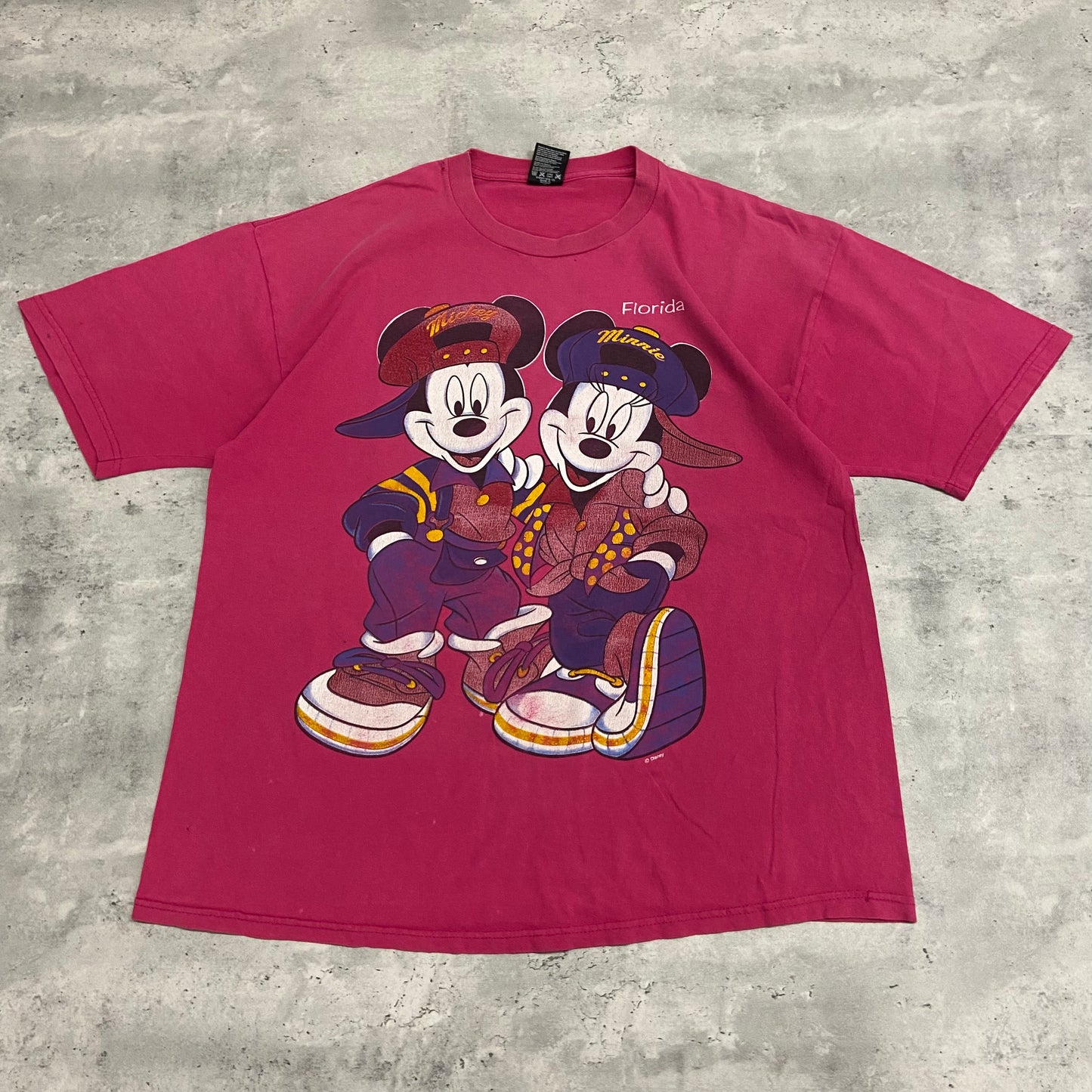 90's Mickey & Minnie Hip Hop T-Shirt size L