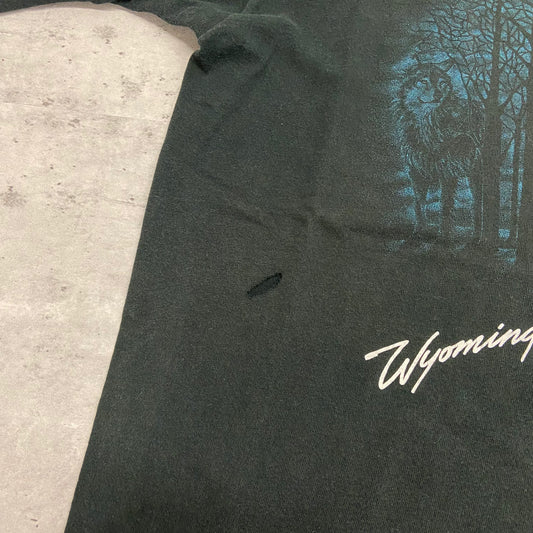 90's Wolf Wyoming T-Shirt size XL