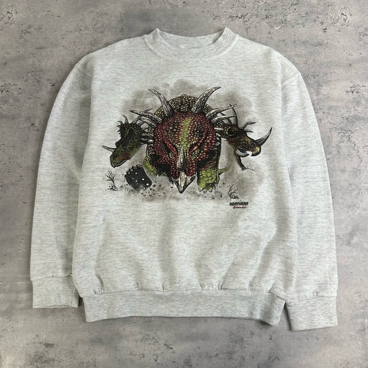 90's Triceratops Sweatshirt size Youth L