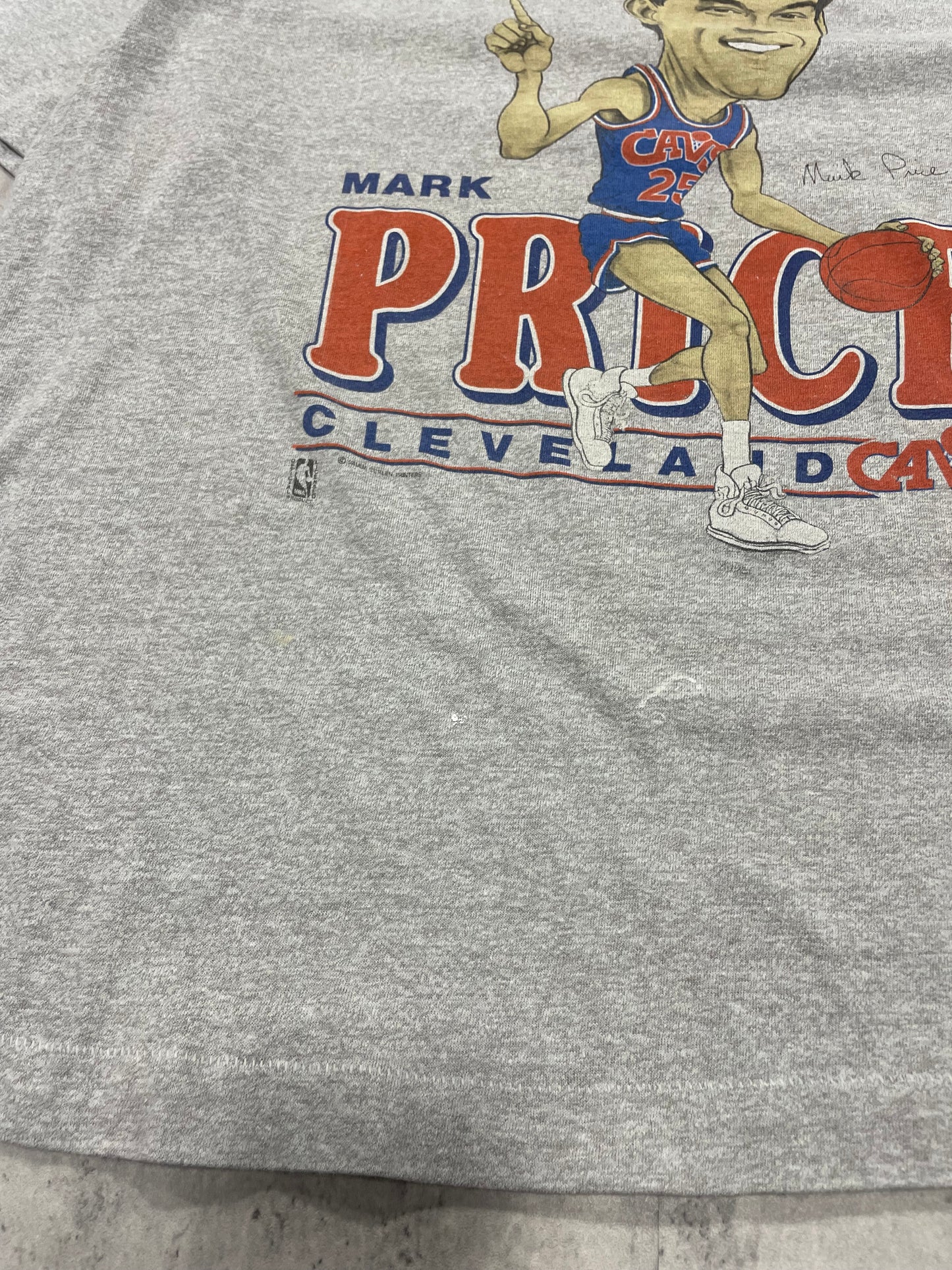 80s Mark Price Cleveland Cavs T-shirt