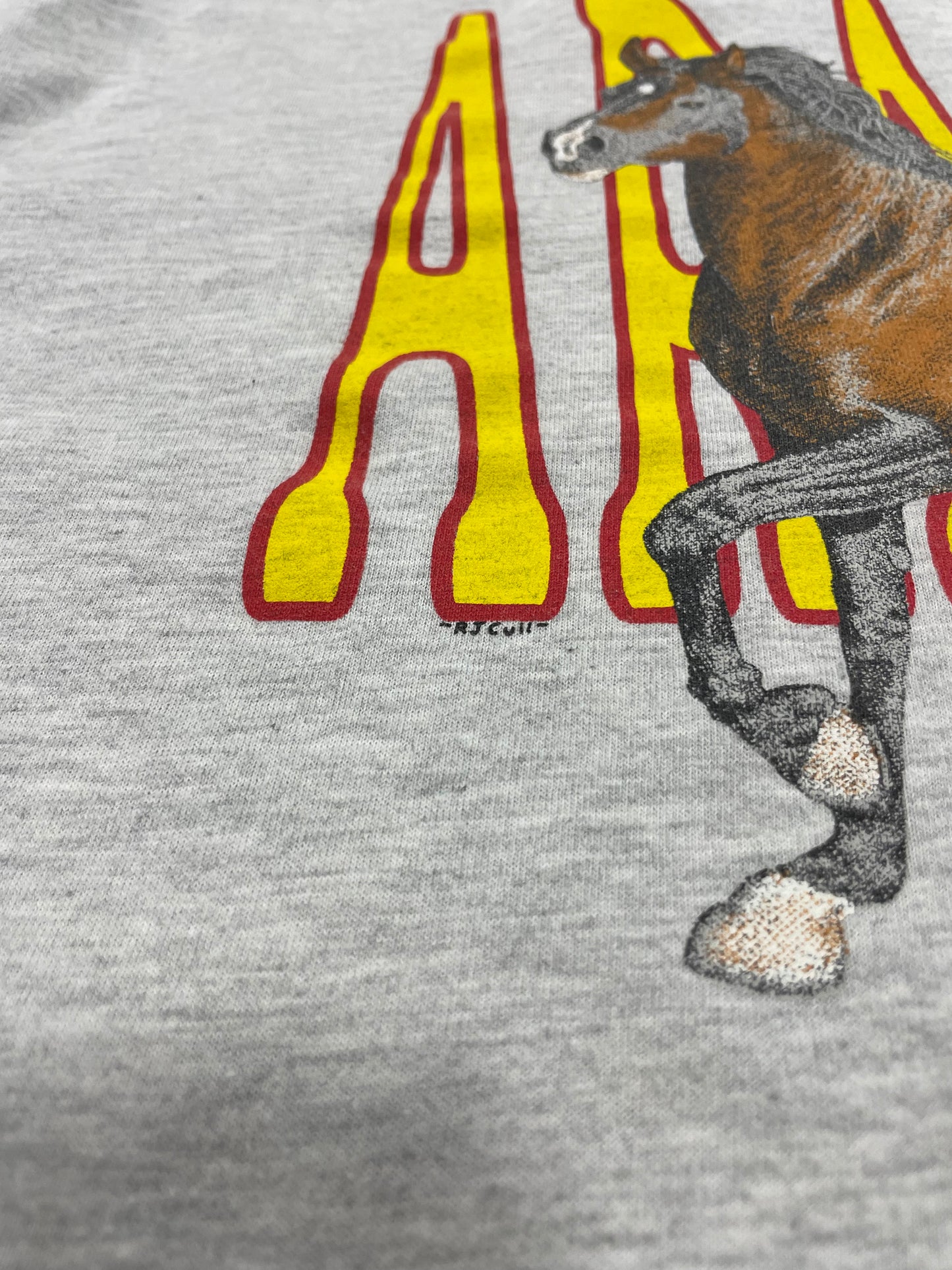 Adrian RJ Cuil 90s Horse Graphic Tshirt