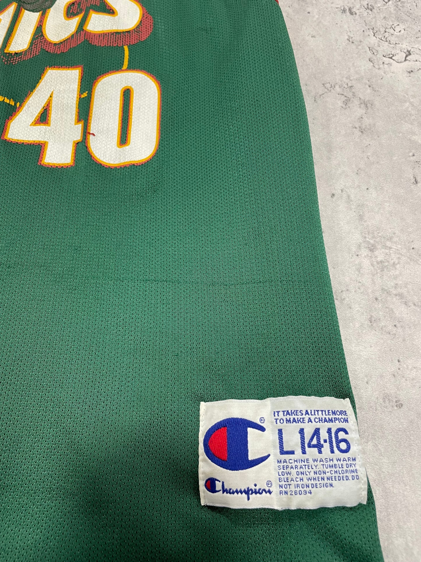 90s Shawn Kemp Seattle SuperSonics Youth Jersey Tank