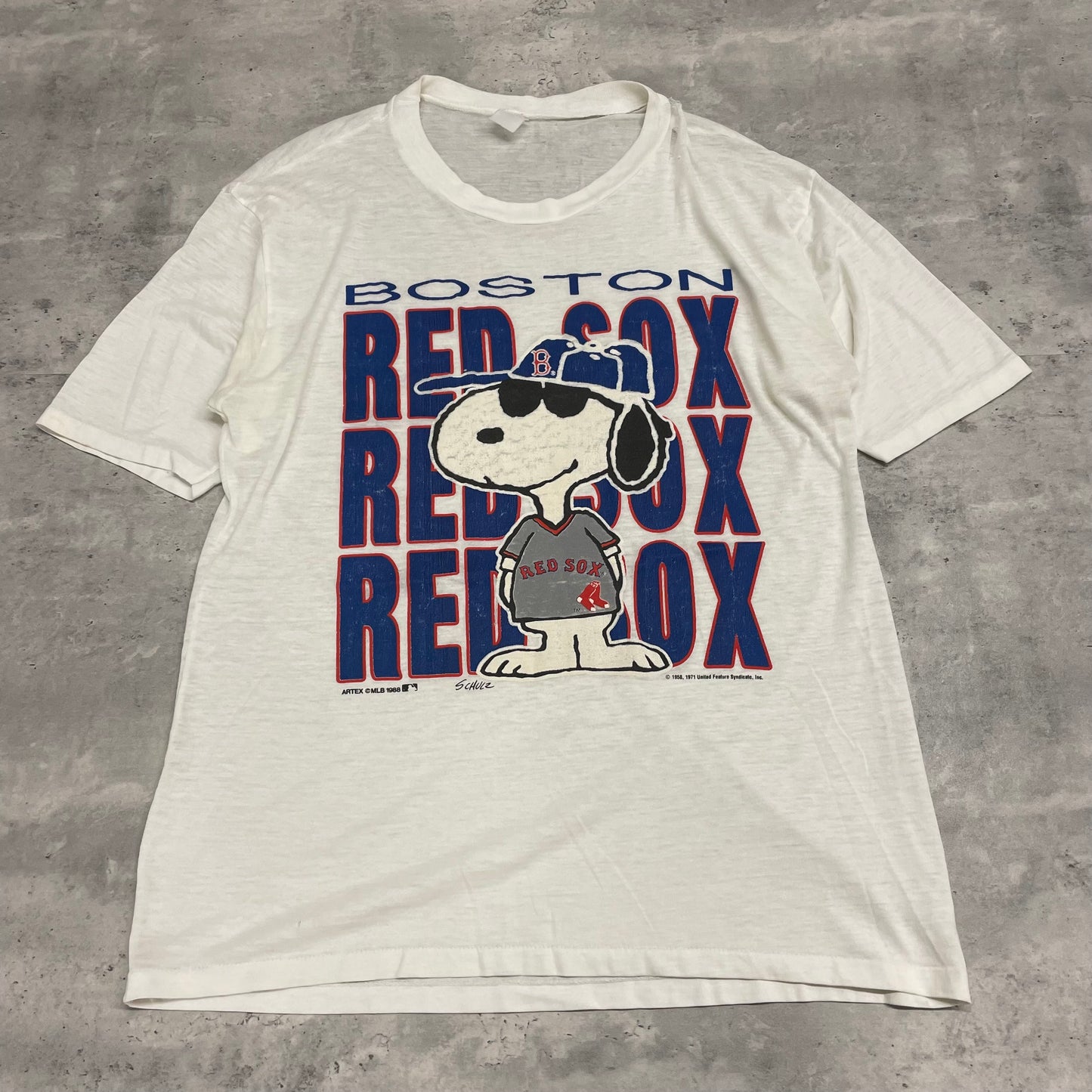 ‘88 Snoopy Boston Red Sox Tshirt