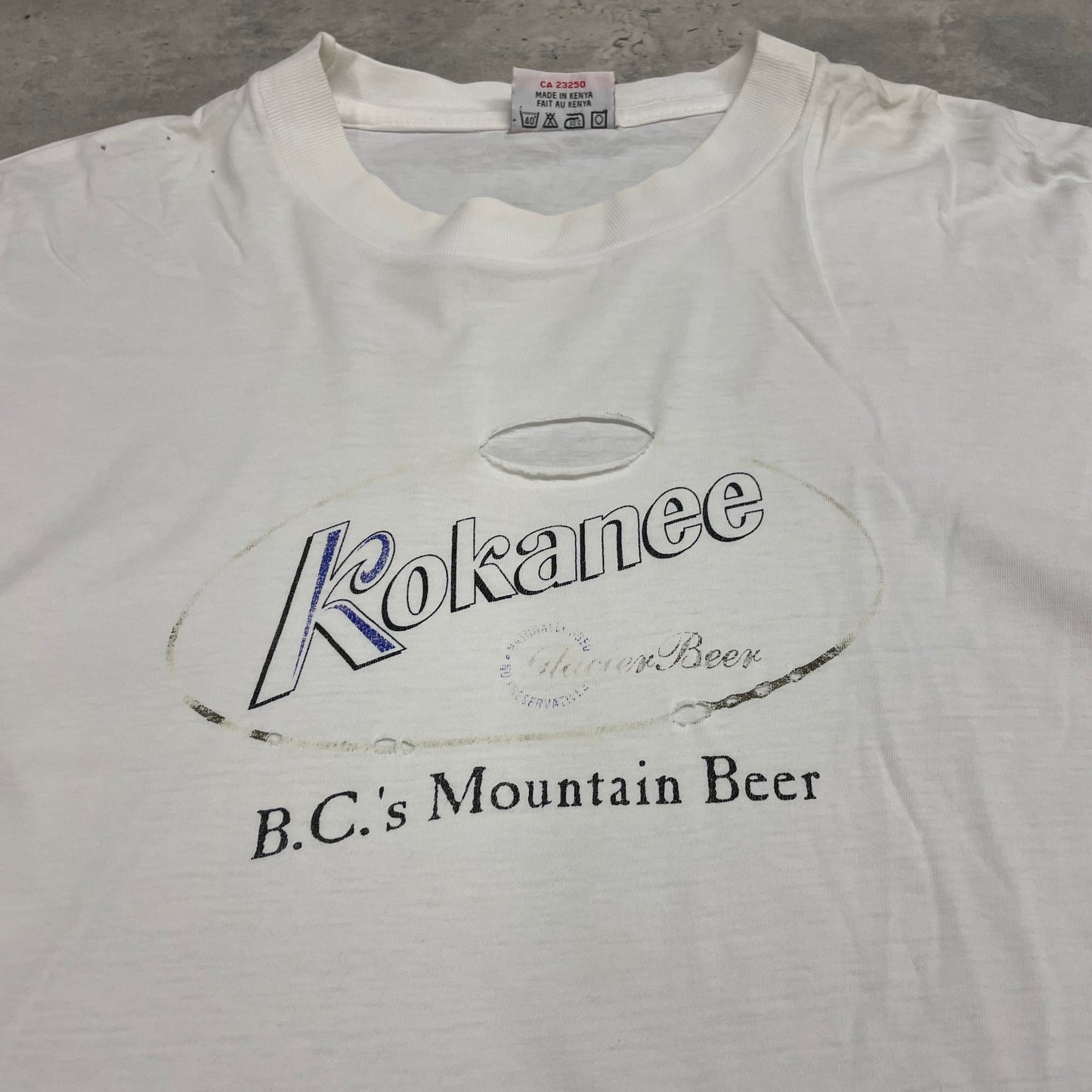 00s Kokanee B.C. mountain Beer Tshirt