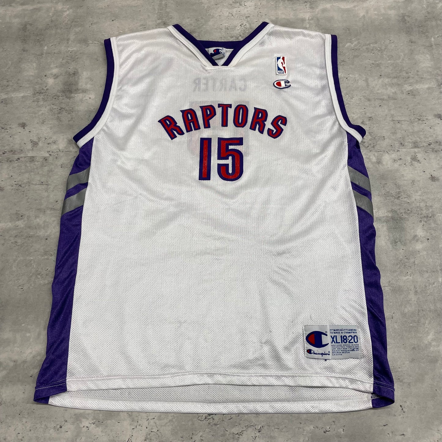 00s Vince Carter Raptors Jersey Size Youth XL (18-20) – DugOut