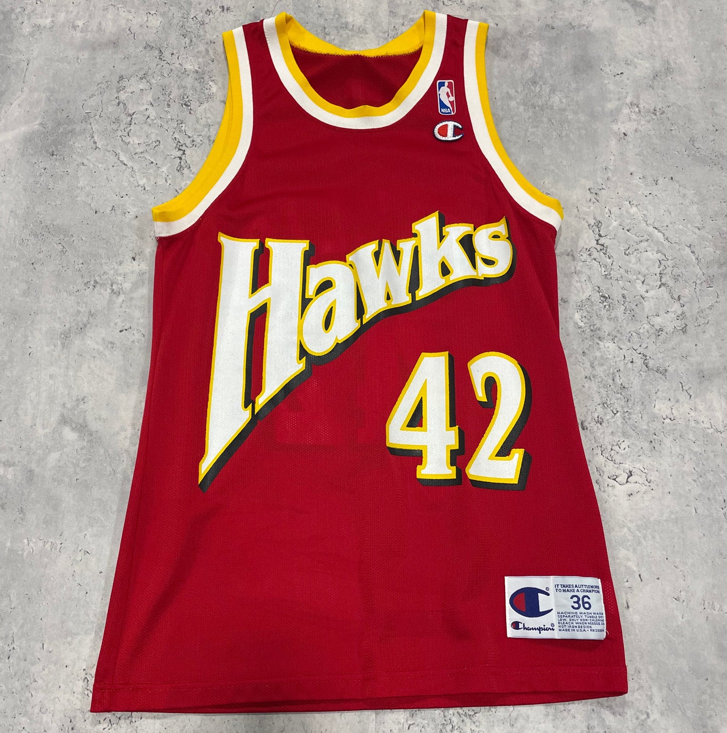 90s Champion NBA Hawks Willis 42