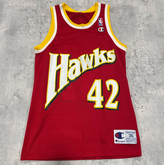 90s Champion NBA Hawks Willis 42