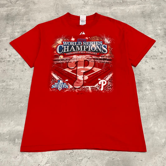 ‘08 Phillies WS Champs T-Shirt Size Medium