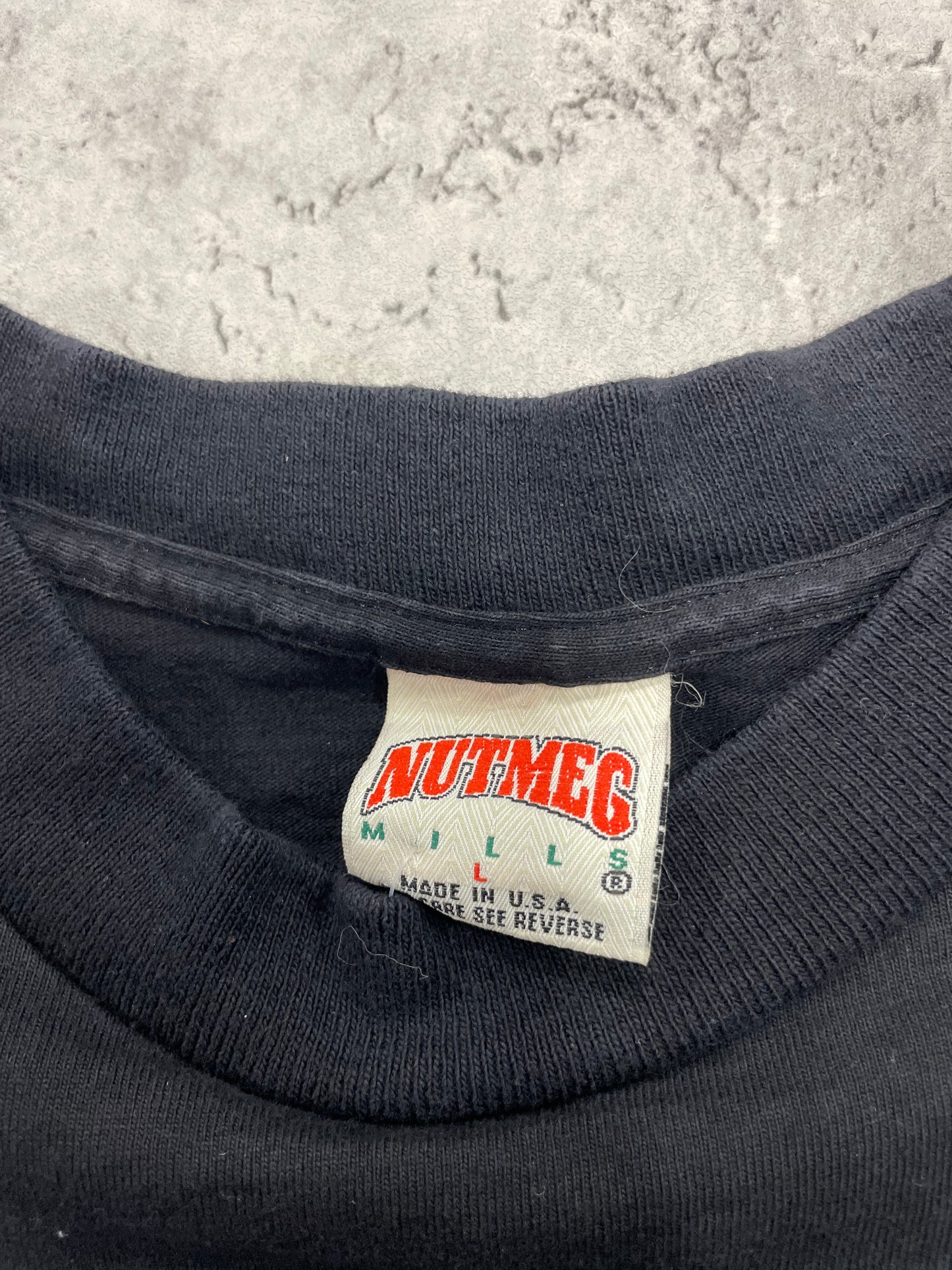 90s Pheonix Suns Nutmeg NBA Black Tshirt