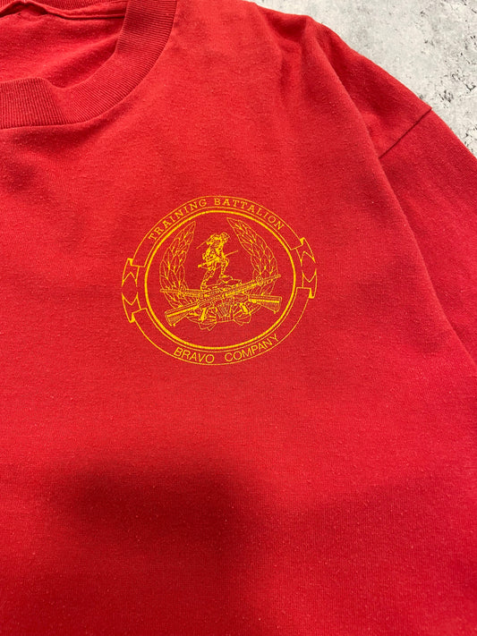 80s school of infantry Red T-shirt