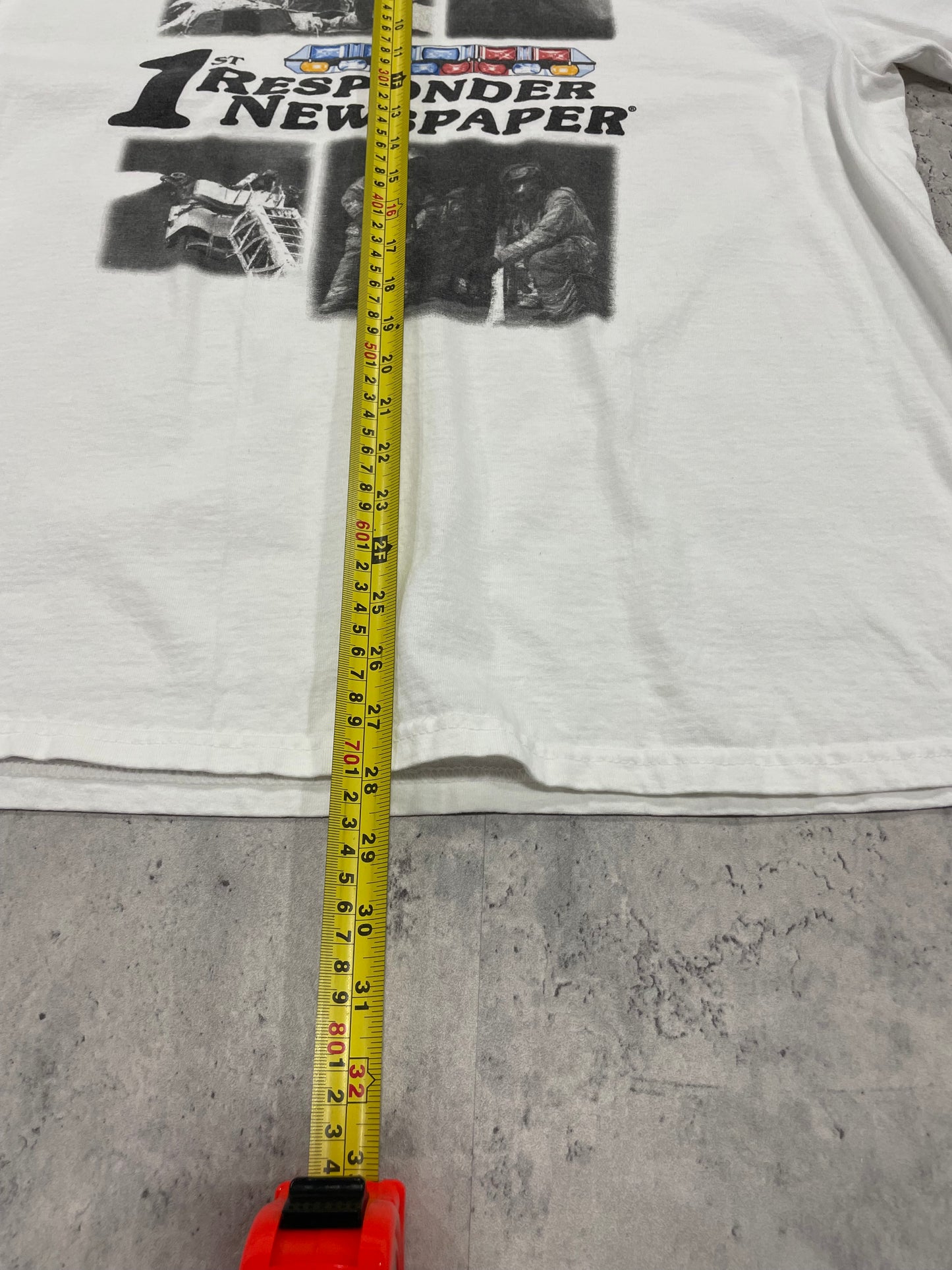 00s First Responder Newspaper T-shirt