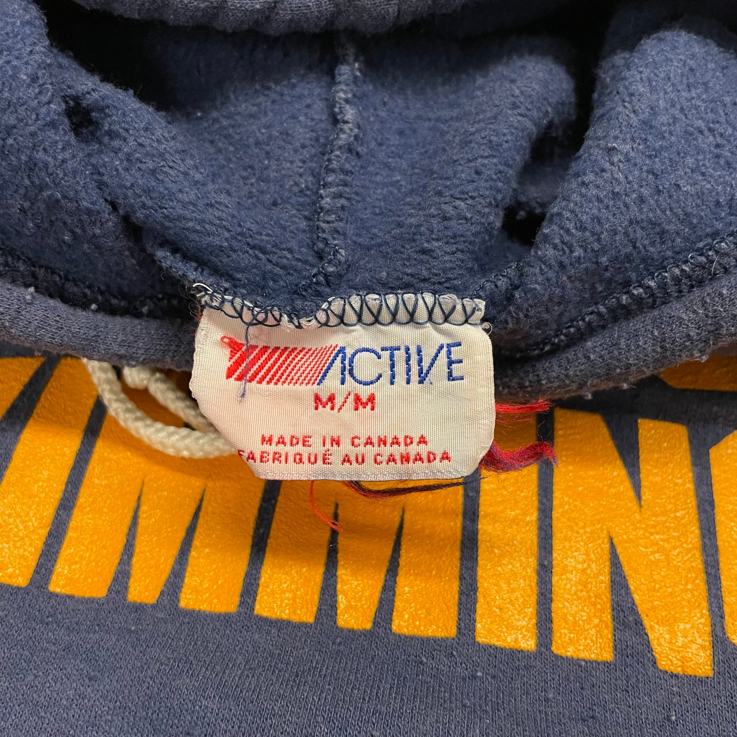 80s Queens University Swimming Hoodie