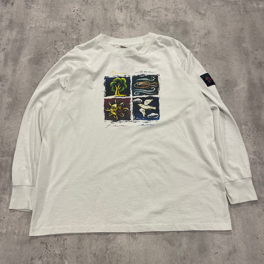 90s Hum Eur White Long Sleeve
