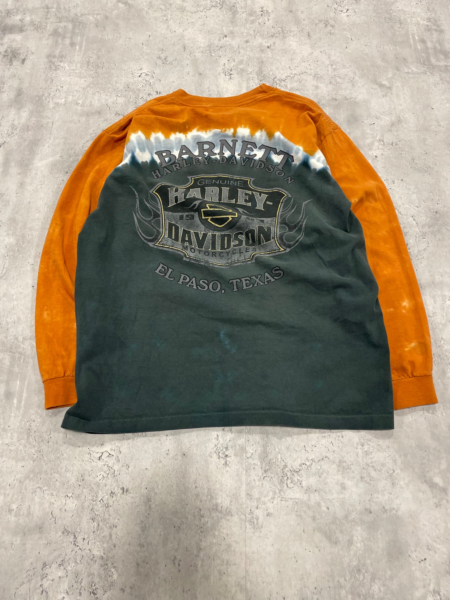 ‘05 Harley Davidson Tie Dye Long Sleeve Shirt
