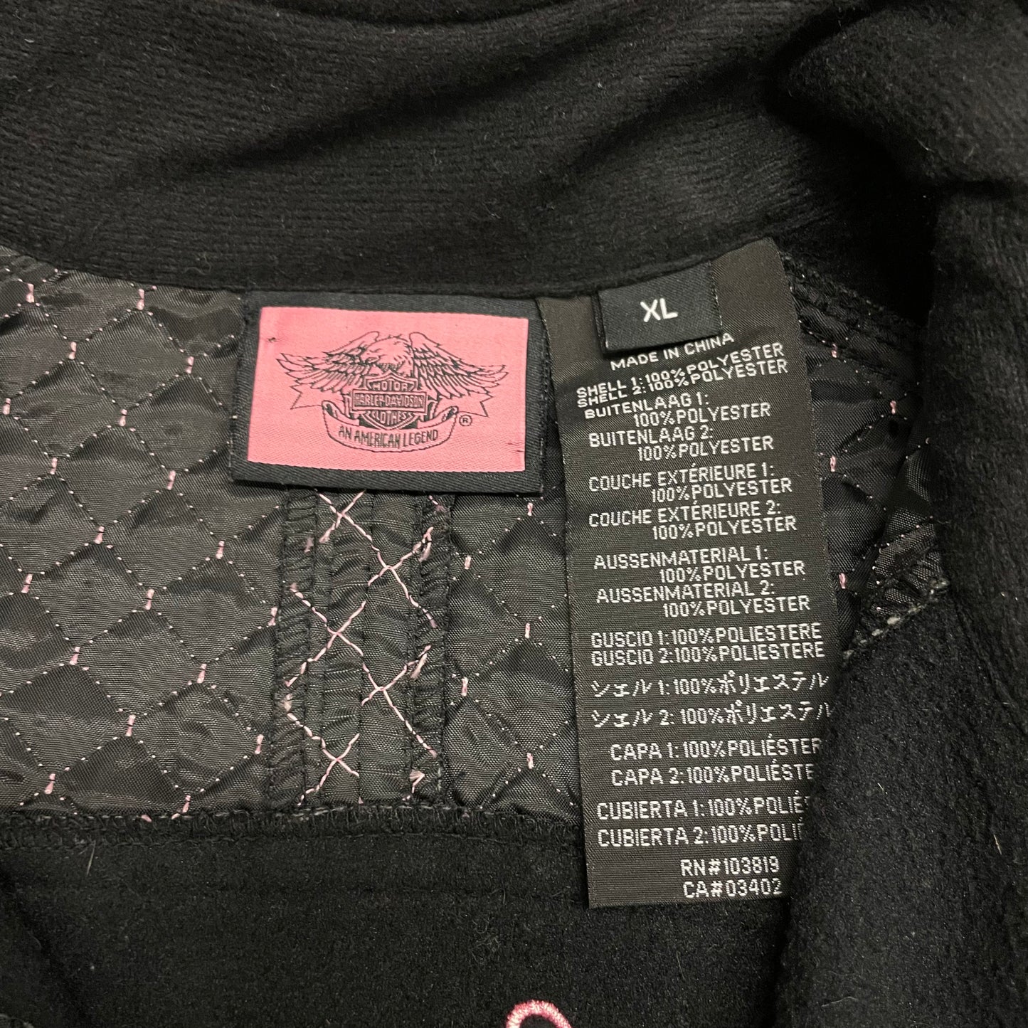 00s Women's Harley Fleece Zip Up