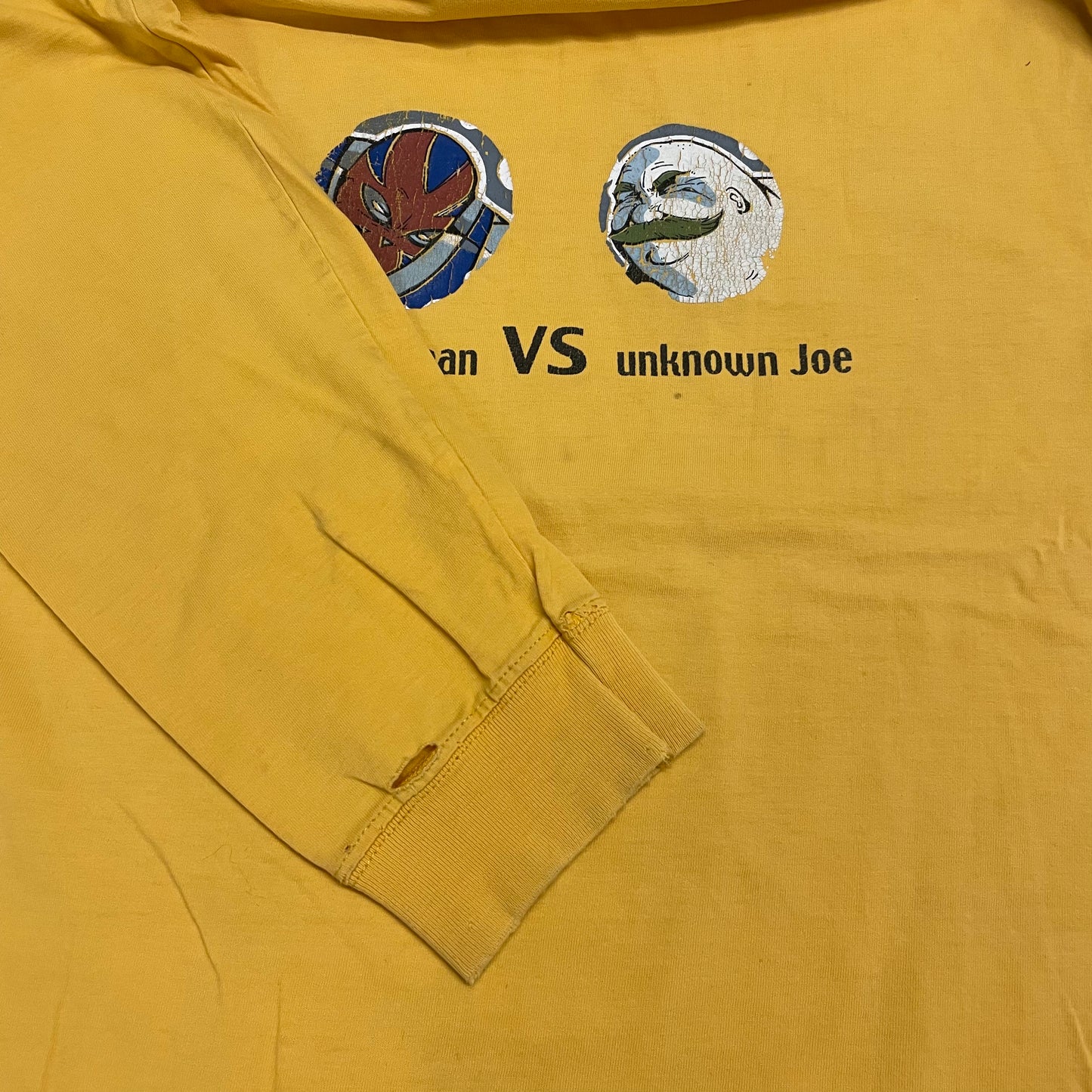 00s Food Masked Man vs Unknown Joe Skateboard Long Sleeve Shirt