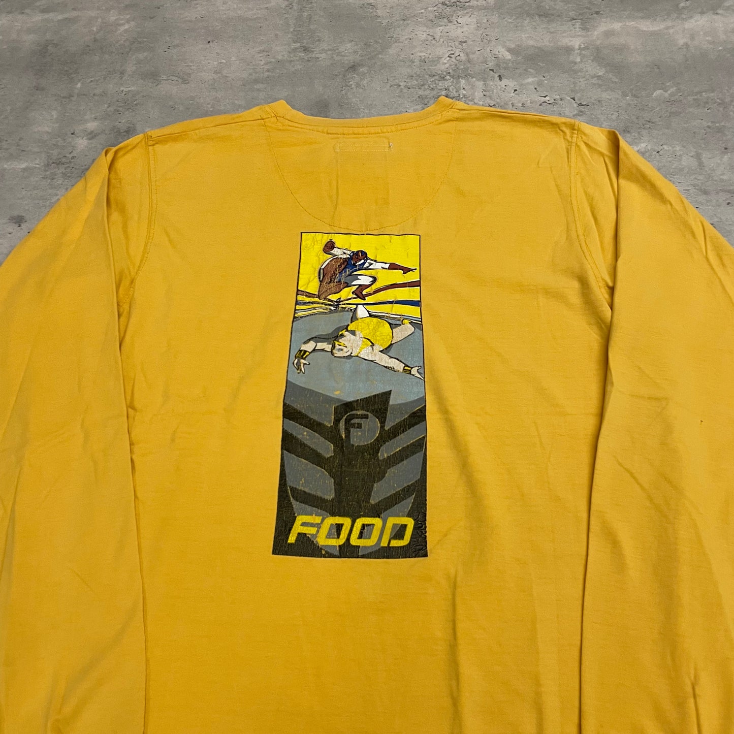 00s Food Masked Man vs Unknown Joe Skateboard Long Sleeve Shirt