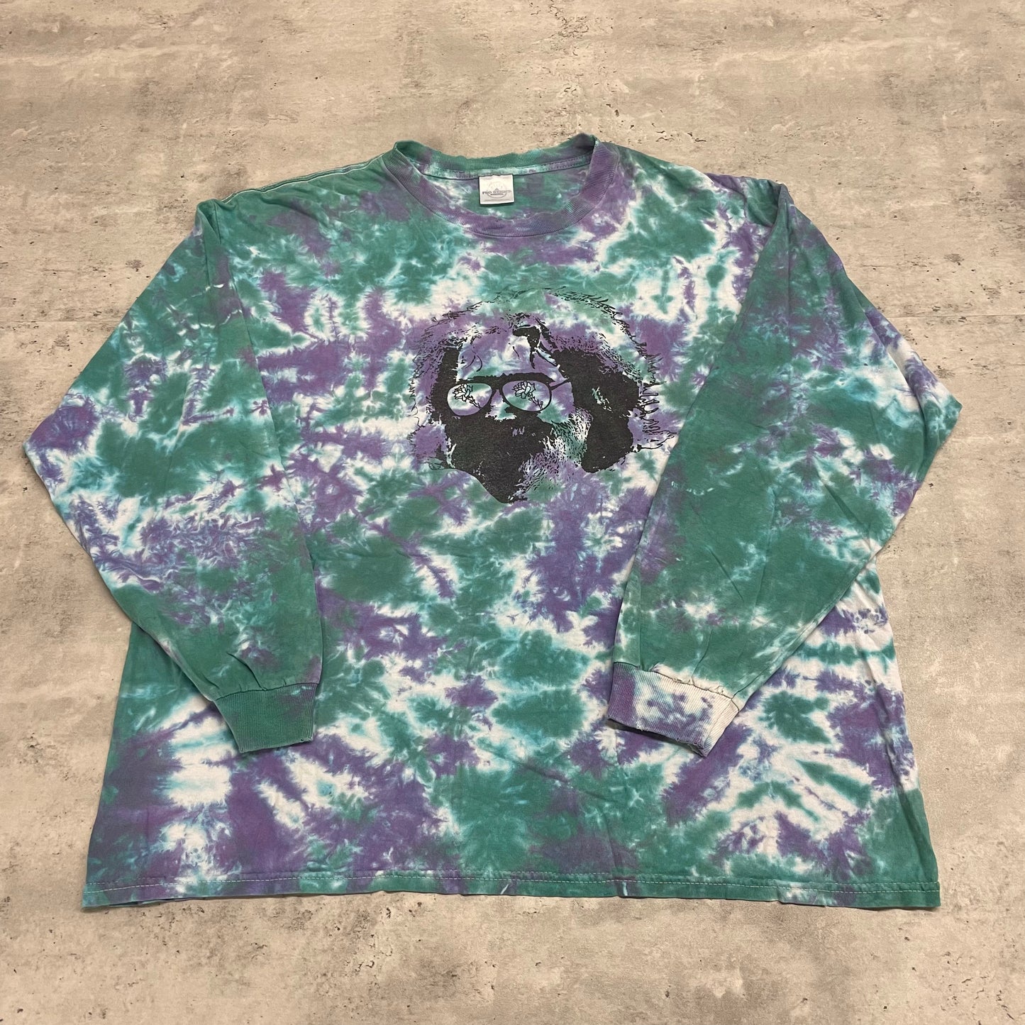 90s Jerry Garcia GD Longsleeve Shirt Fits Large