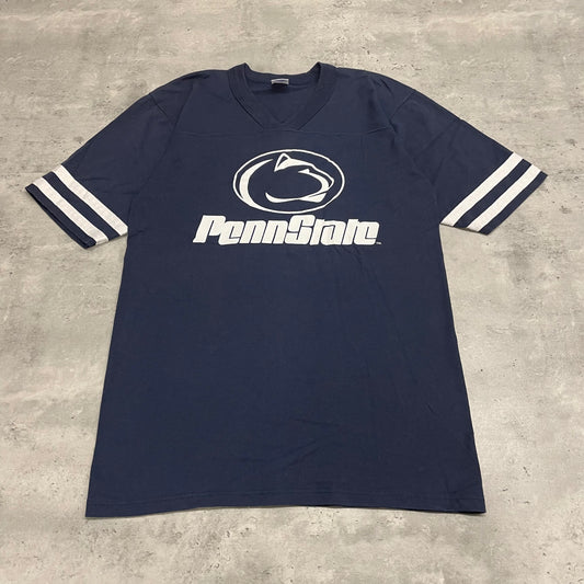 00s Penn State Striped T-Shirt Size Large