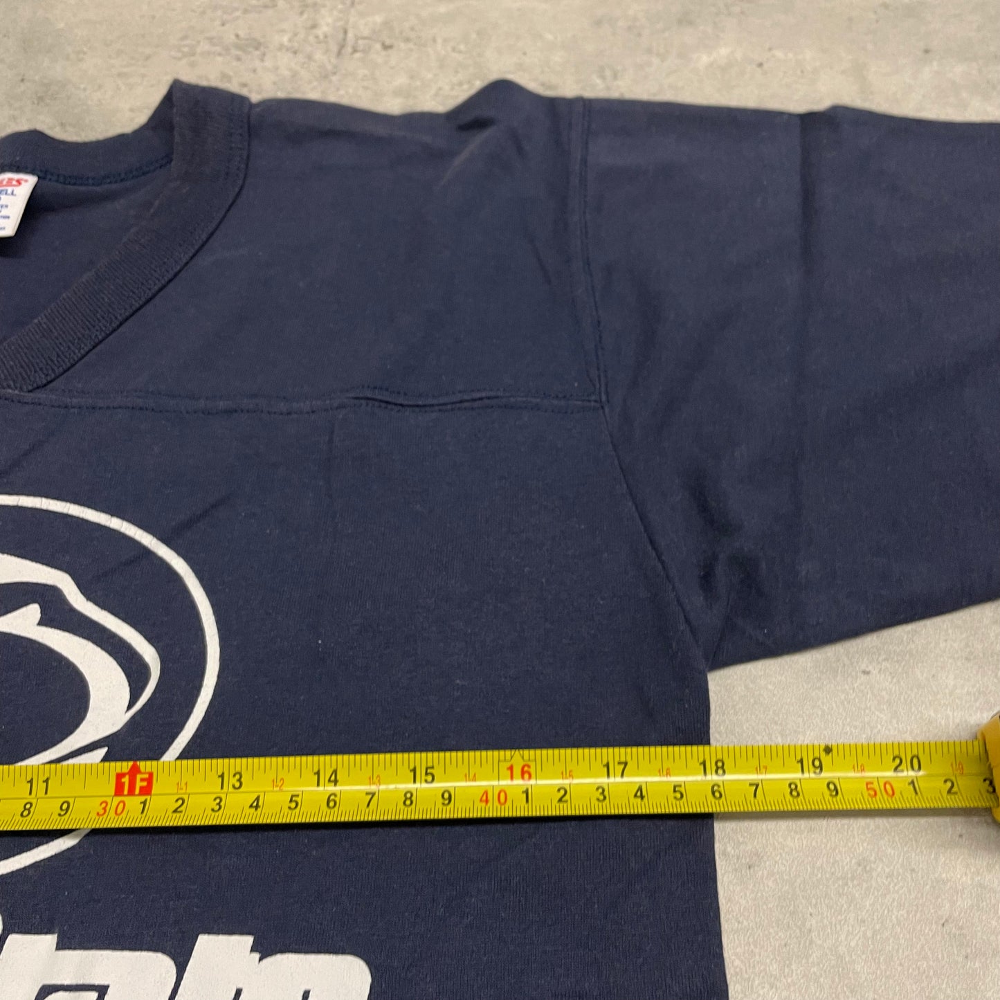 00s Penn State Striped T-Shirt Size Large